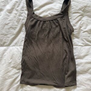 Wild Fable Dark Brown Tank Top